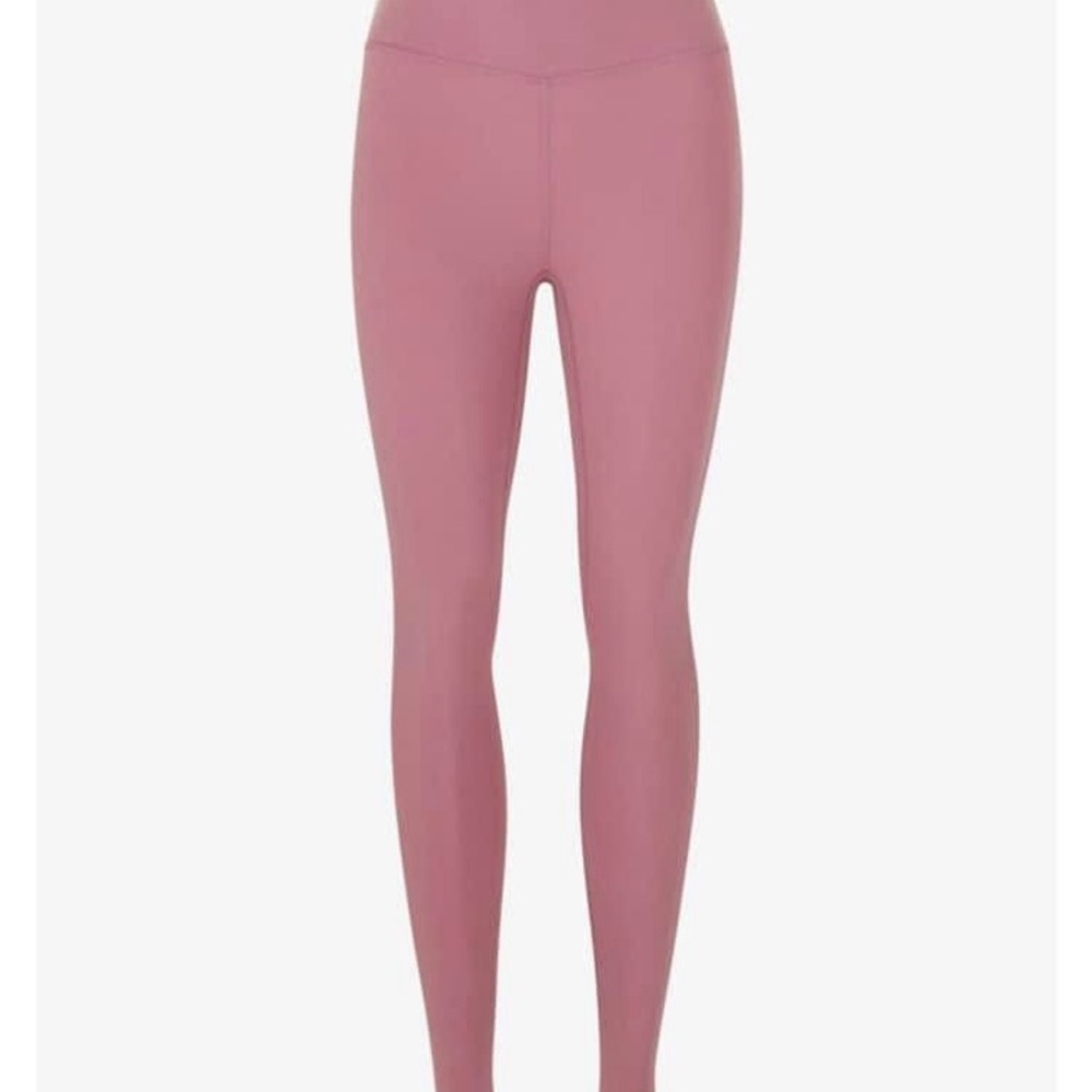 Pink High-Waisted Seamless Leggings